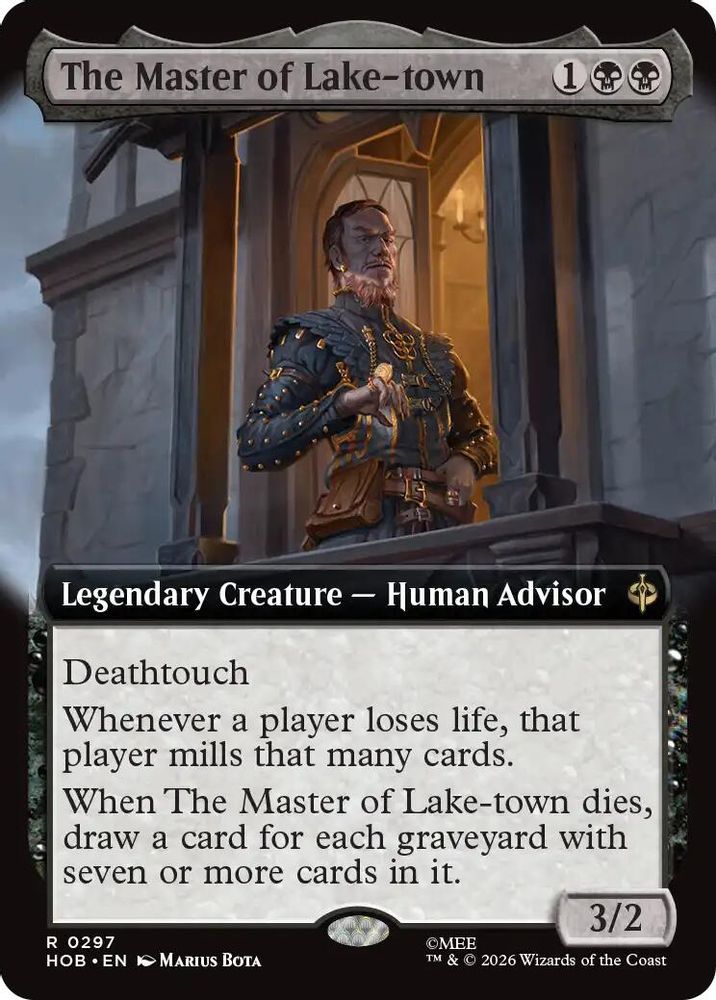 The Master of Lake-town (Extended Art) #297 - RARE HOB - The Hobbit