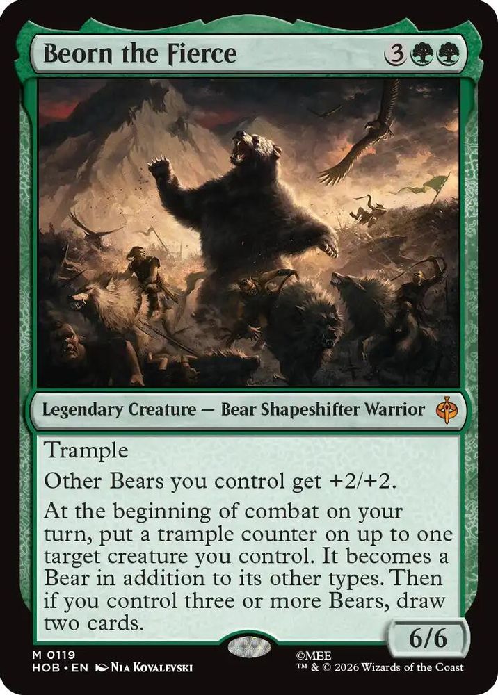 [FOIL] Beorn the Fierce #119 - MYTHIC HOB - The Hobbit