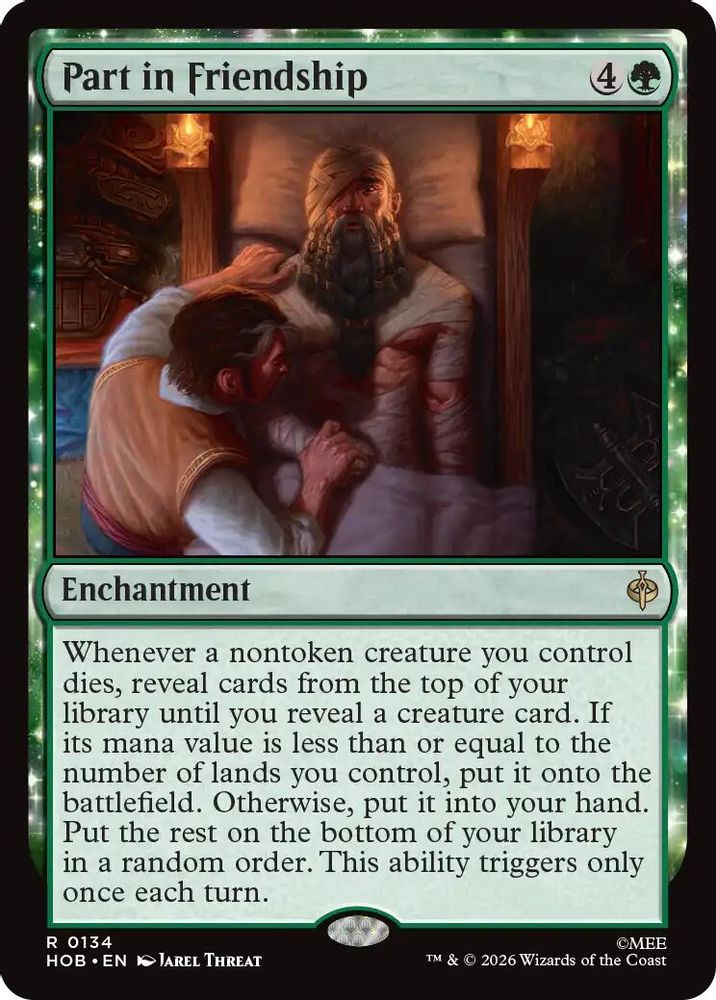 [FOIL] Part in Friendship #134 - RARE HOB - The Hobbit