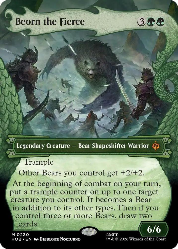 [FOIL] Beorn the Fierce (Showcase) #230 - MYTHIC HOB - The Hobbit