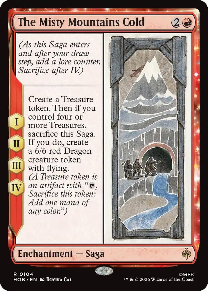The Misty Mountains Cold #104 - RARE HOB - The Hobbit