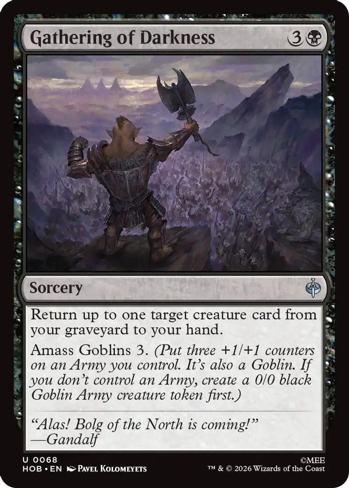 [FOIL] Gathering of Darkness #068 - UNCOMMON HOB - The Hobbit