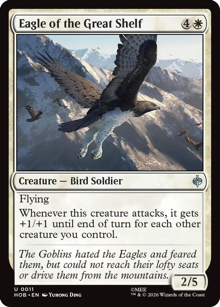 [FOIL] Eagle of the Great Shelf #011 - UNCOMMON HOB - The Hobbit