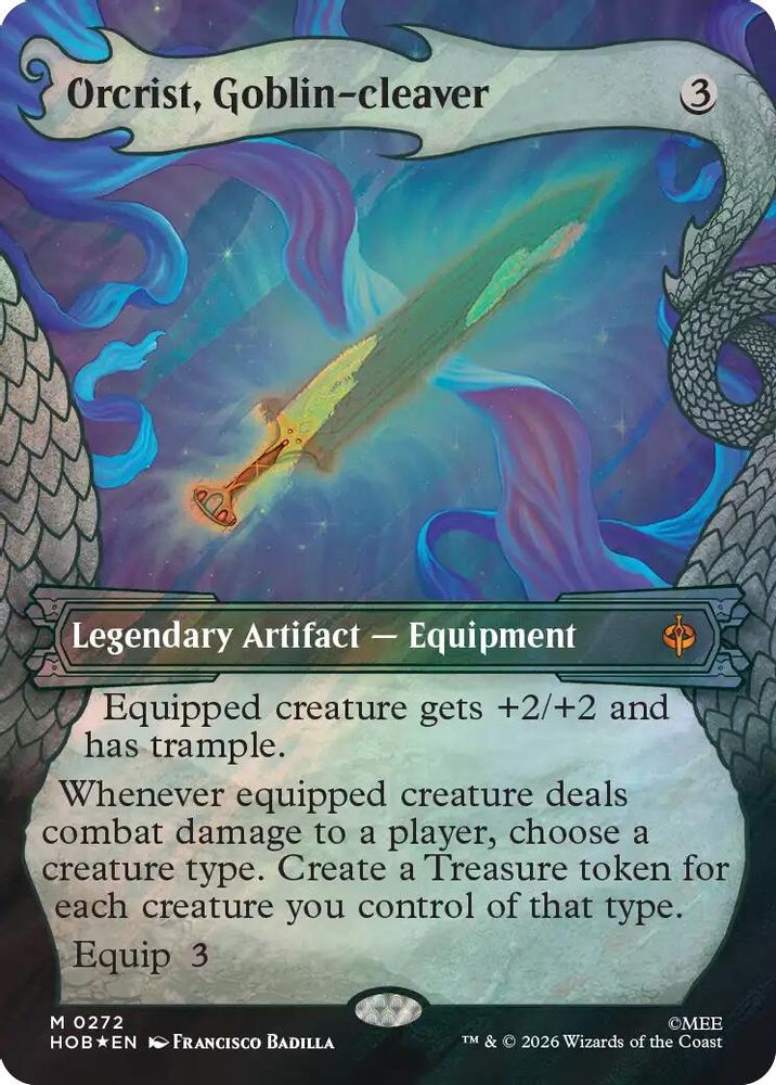 [FOIL] Orcrist, Goblin-cleaver (Showcase) (Surge Foil) #272 - MYTHIC HOB - The Hobbit
