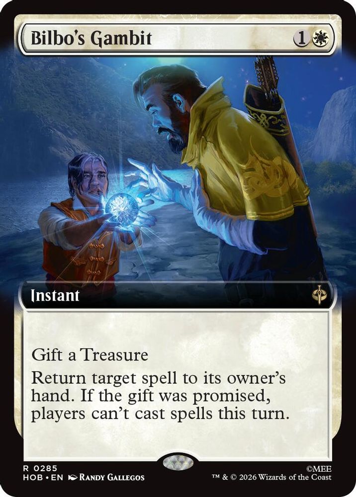 Bilbo's Gambit (Extended Art) #285 - RARE HOB - The Hobbit