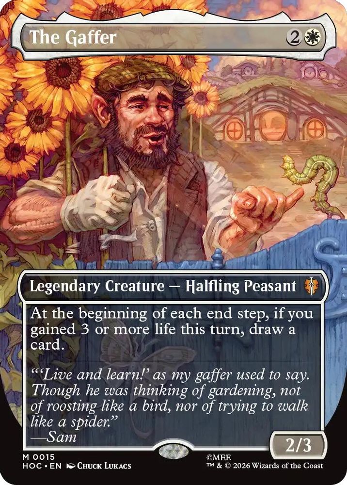 [FOIL] The Gaffer (Borderless) #015 - MYTHIC HOC - The Hobbit: Eternal-Legal