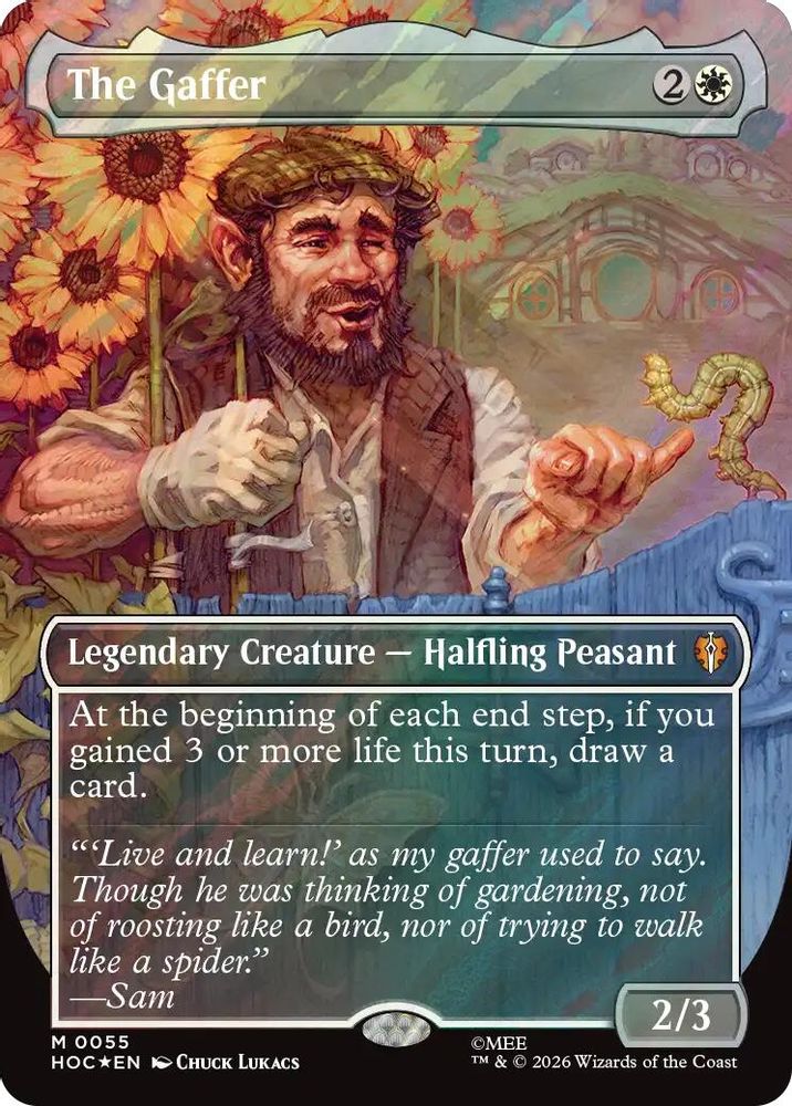 [FOIL] The Gaffer (Borderless) (Surge Foil) #055 - MYTHIC HOC - The Hobbit: Eternal-Legal