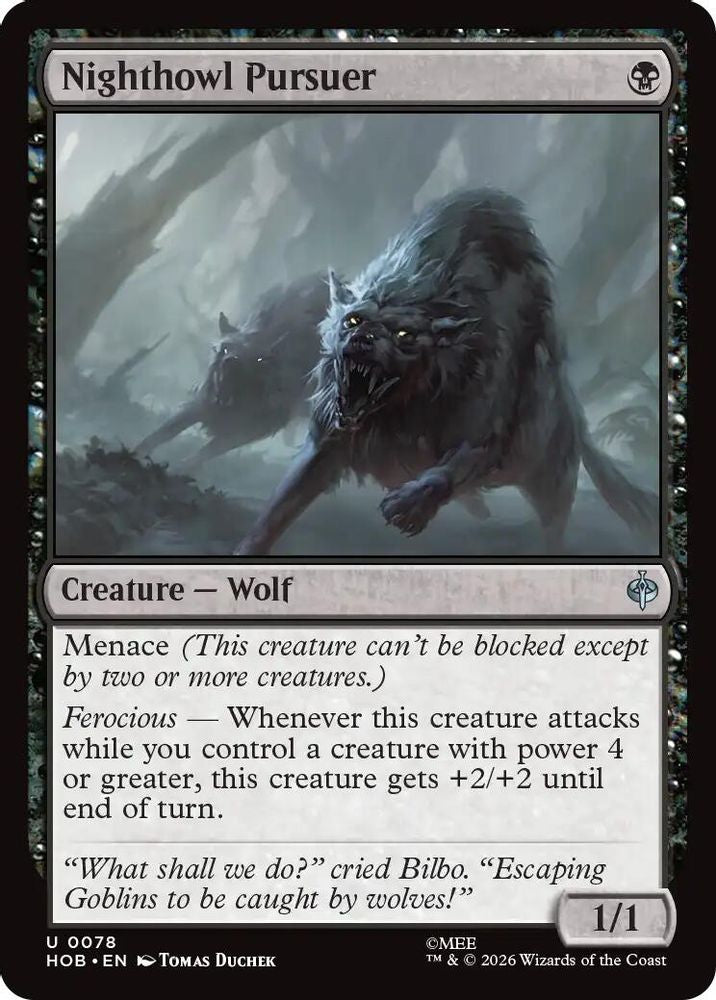 [FOIL] Nighthowl Pursuer #078 - UNCOMMON HOB - The Hobbit