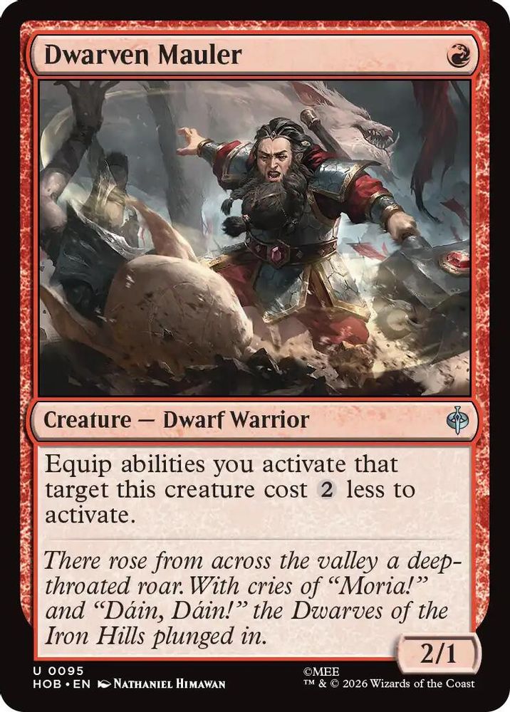 [FOIL] Dwarven Mauler #095 - UNCOMMON HOB - The Hobbit