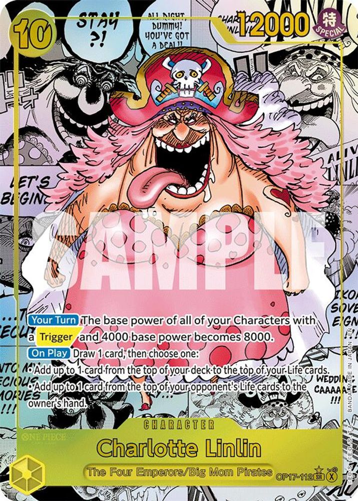 [MANGA] Charlotte Linlin (OP17-112) - Super Rare - One Piece OP17 The World's Strongest Warriors