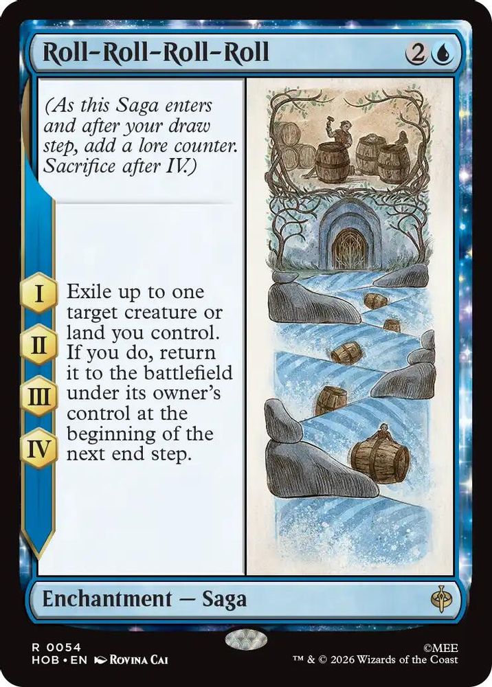 [FOIL] Roll-Roll-Roll-Roll #054 - RARE HOB - The Hobbit