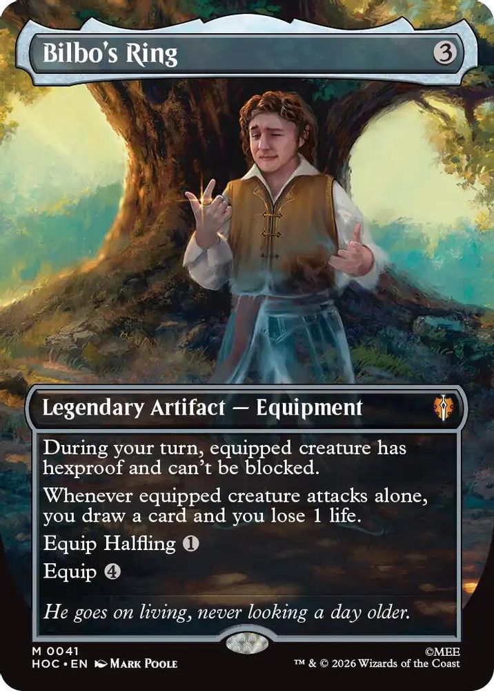 Bilbo's Ring (Borderless) #041 - MYTHIC HOC - The Hobbit: Eternal-Legal
