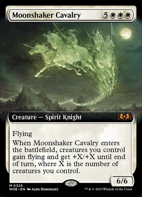 [FOIL EXTENDED] Moonshaker Cavalry - #325 - Mythic Wilds Of Eldraine