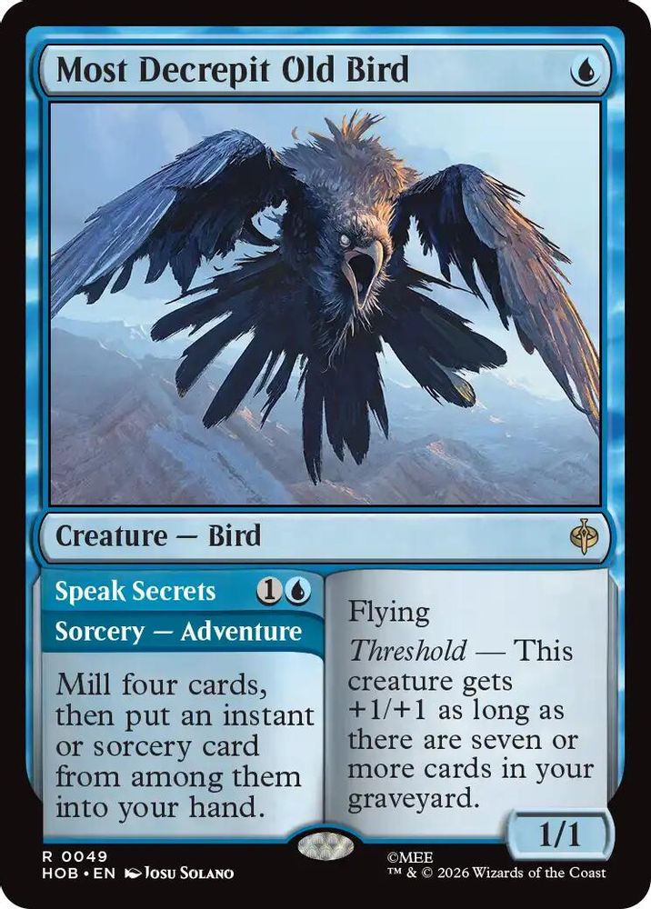 Most Decrepit Old Bird #049 - RARE HOB - The Hobbit