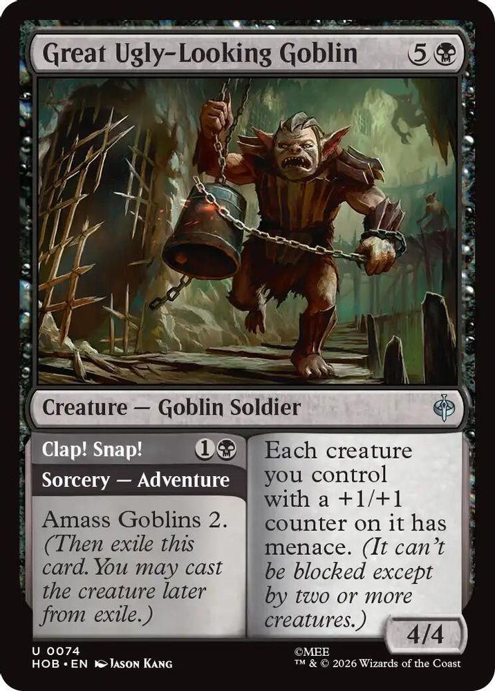 [FOIL] Great Ugly-Looking Goblin #074 - UNCOMMON HOB - The Hobbit
