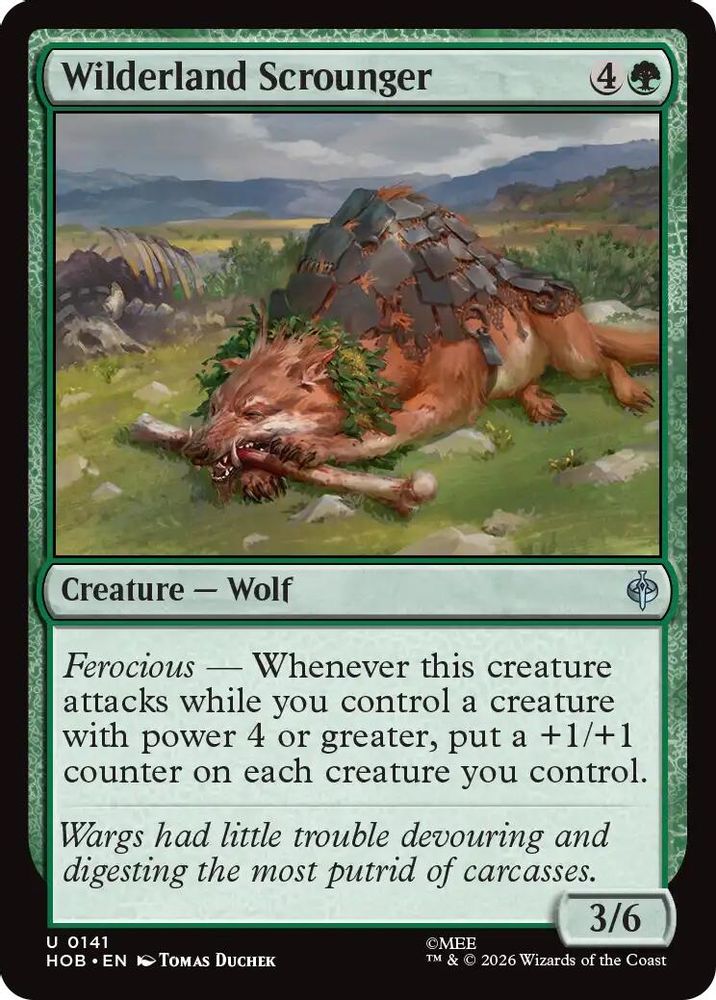 Wilderland Scrounger #141 - UNCOMMON HOB - The Hobbit