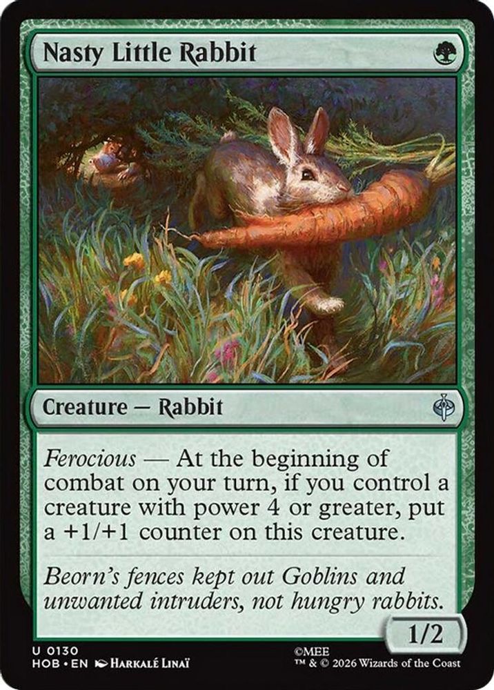 Nasty Little Rabbit #130 - UNCOMMON HOB - The Hobbit