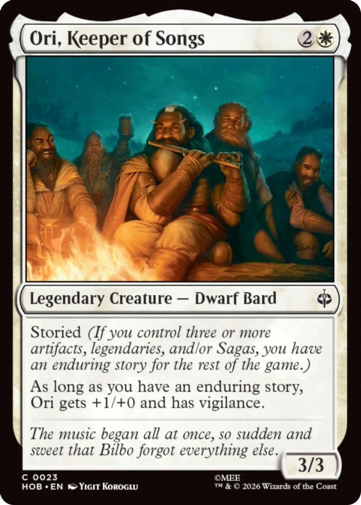 [FOIL] Ori, Keeper of Songs #023 - COMMON HOB - The Hobbit