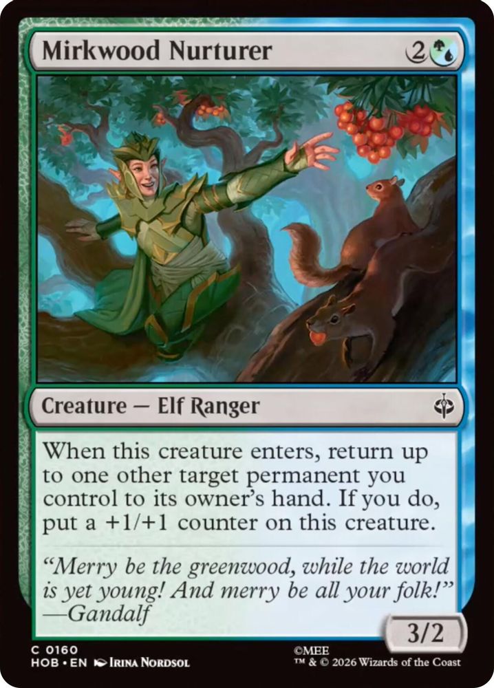 Mirkwood Nurturer #160 - COMMON HOB - The Hobbit