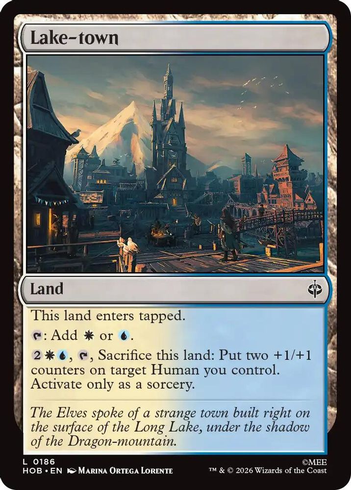 [FOIL] Lake-town #186 - LAND HOB - The Hobbit
