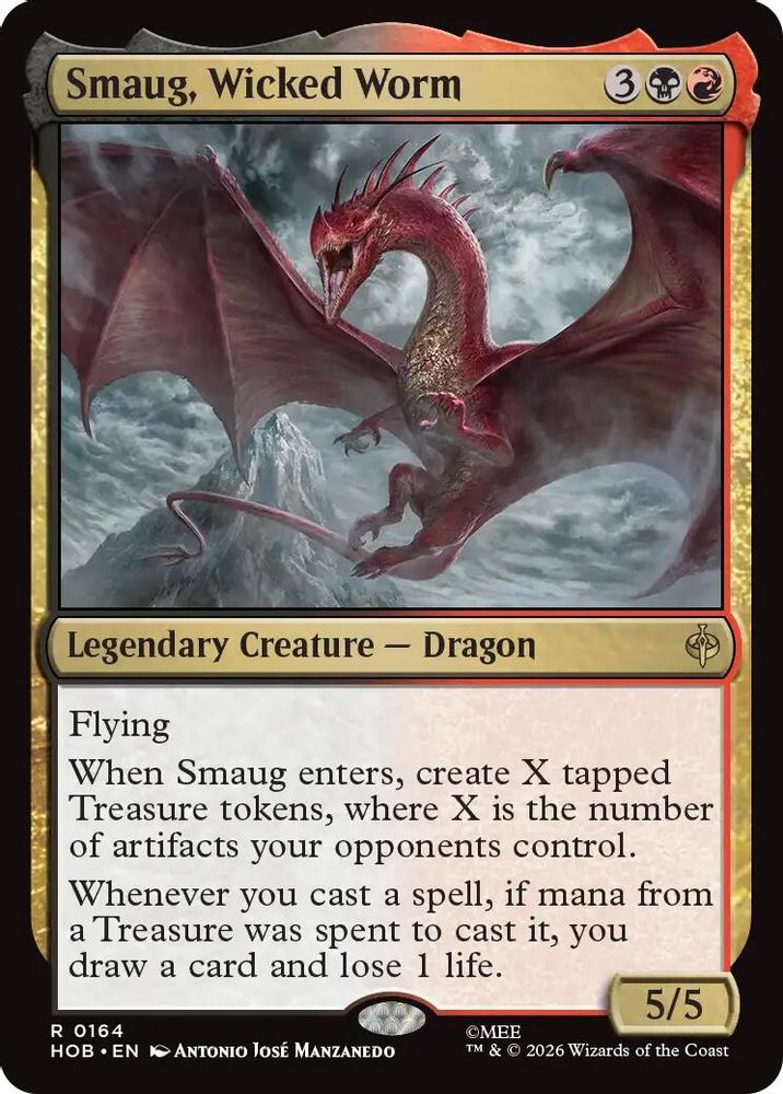 Smaug, Wicked Worm #164 - RARE HOB - The Hobbit