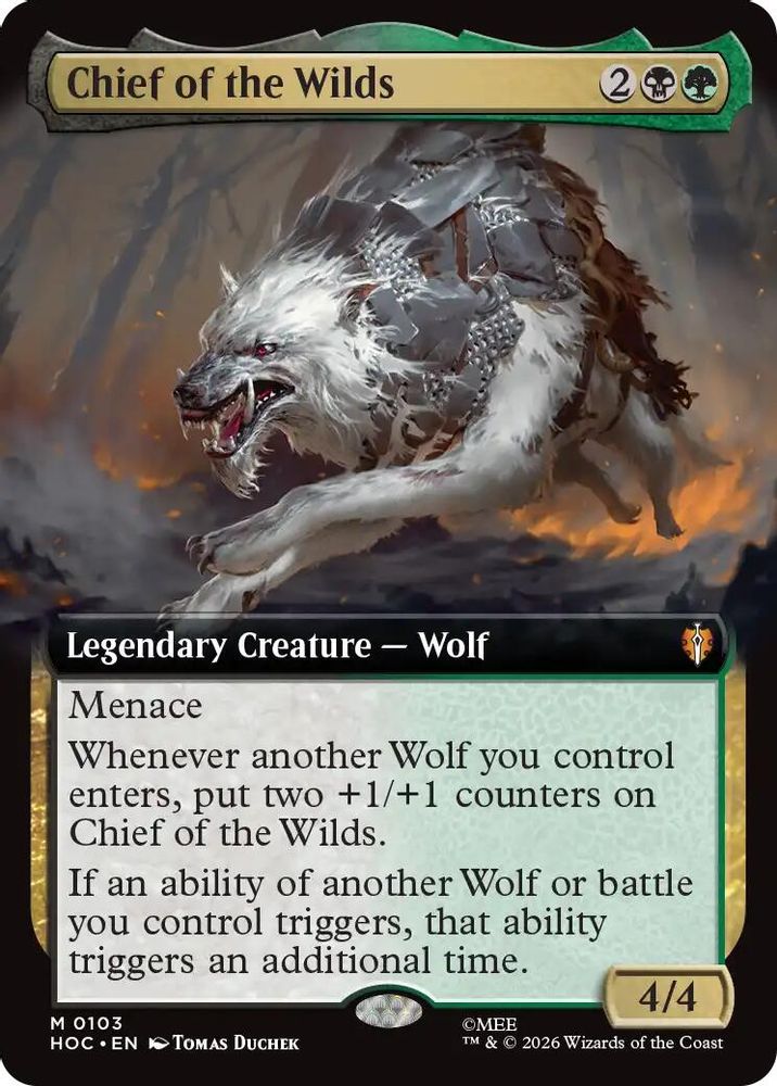 [FOIL] Chief of the Wilds (Extended Art) #103 - MYTHIC HOC - The Hobbit: Eternal-Legal