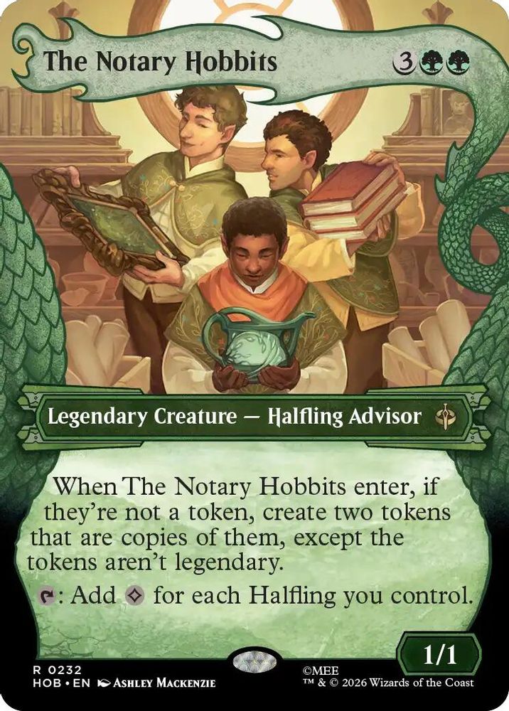The Notary Hobbits (Showcase) #232 - RARE HOB - The Hobbit