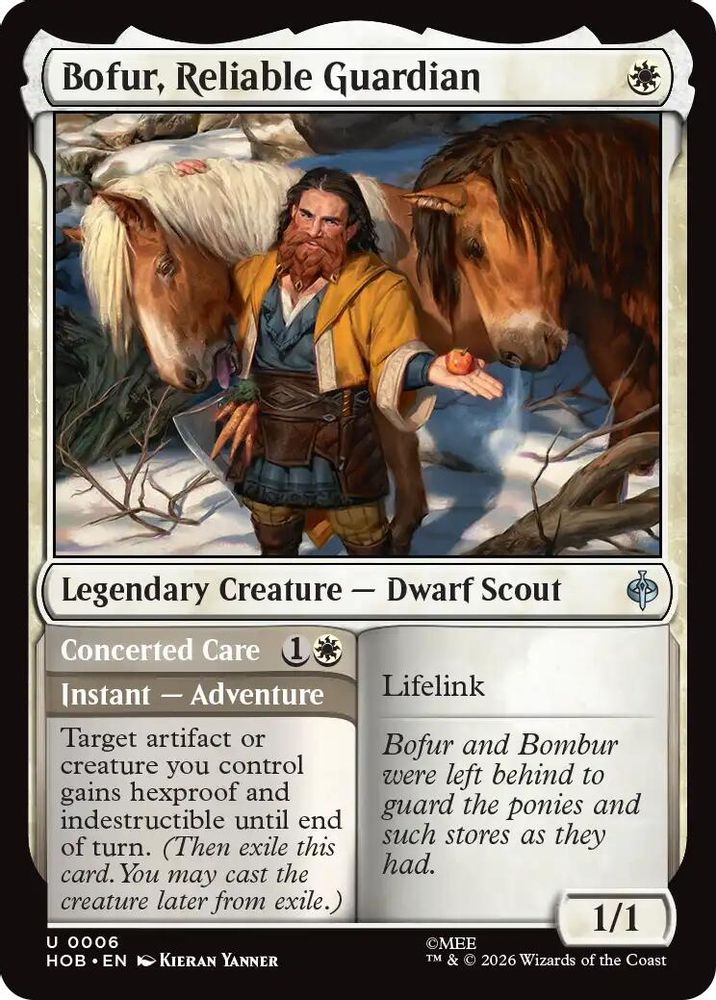 [FOIL] Bofur, Reliable Guardian #006 - UNCOMMON HOB - The Hobbit