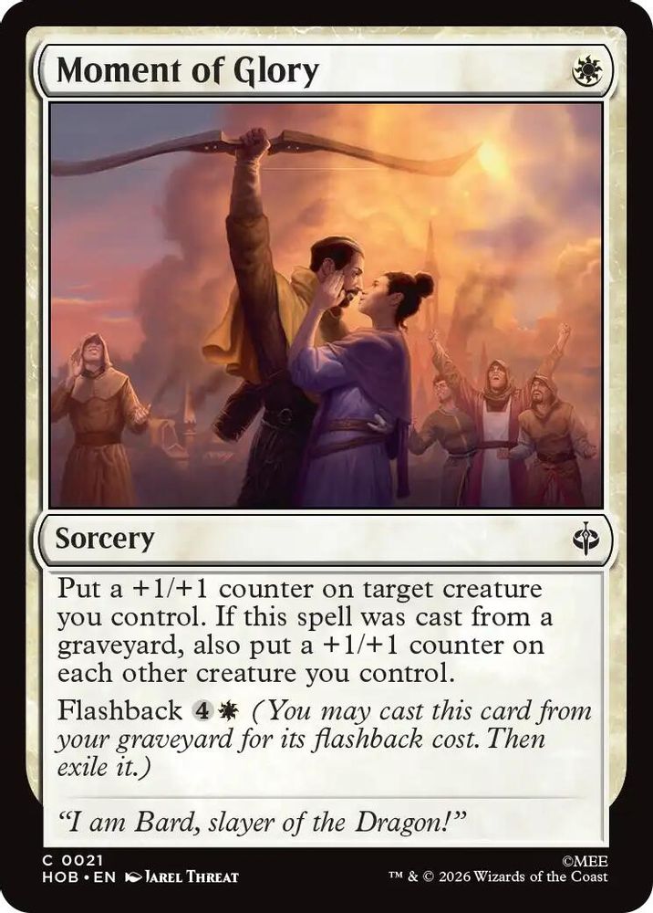 [FOIL] Moment of Glory #021 - COMMON HOB - The Hobbit