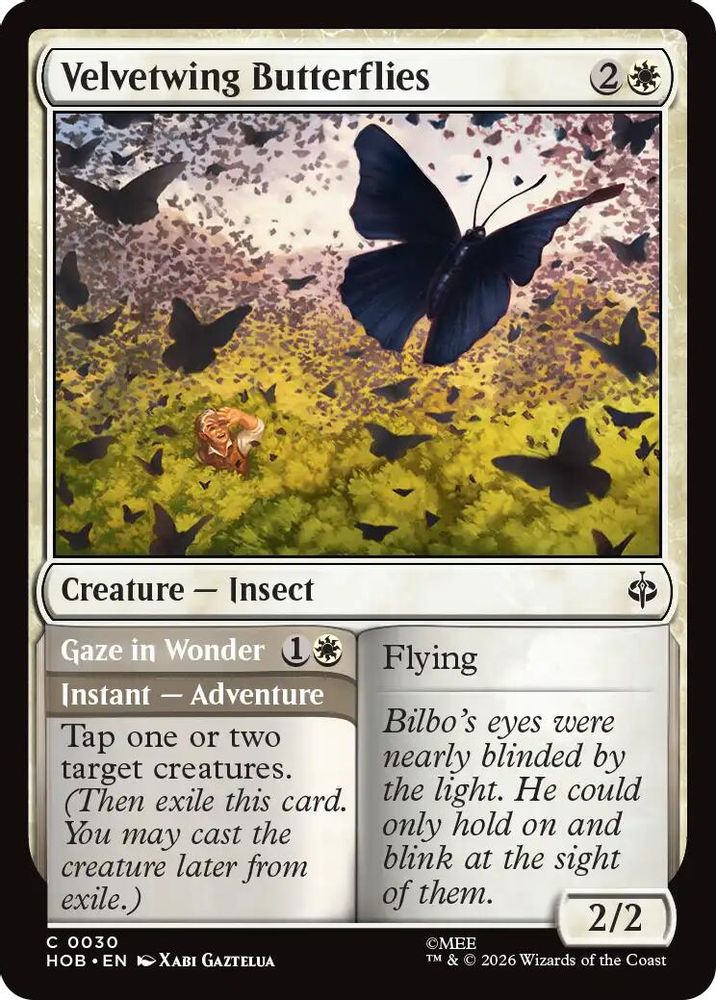 Velvetwing Butterflies #030 - COMMON HOB - The Hobbit