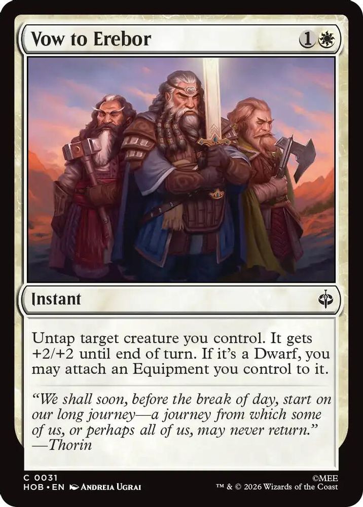 Vow to Erebor #031 - COMMON HOB - The Hobbit