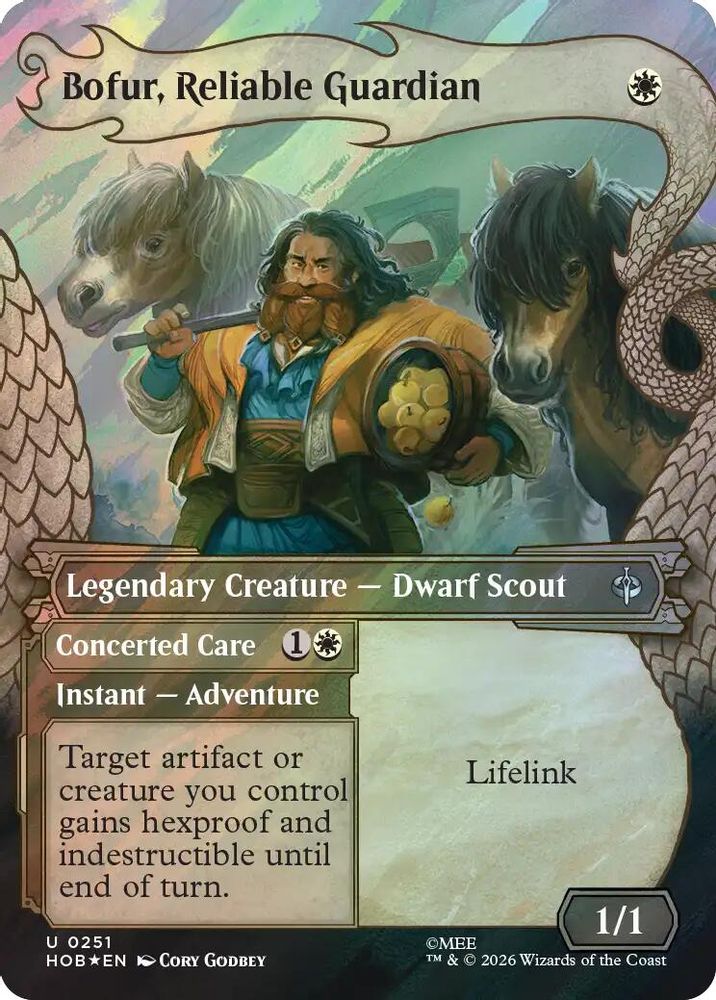 [FOIL] Bofur, Reliable Guardian (Showcase) (Surge Foil) #251 - UNCOMMON HOB - The Hobbit