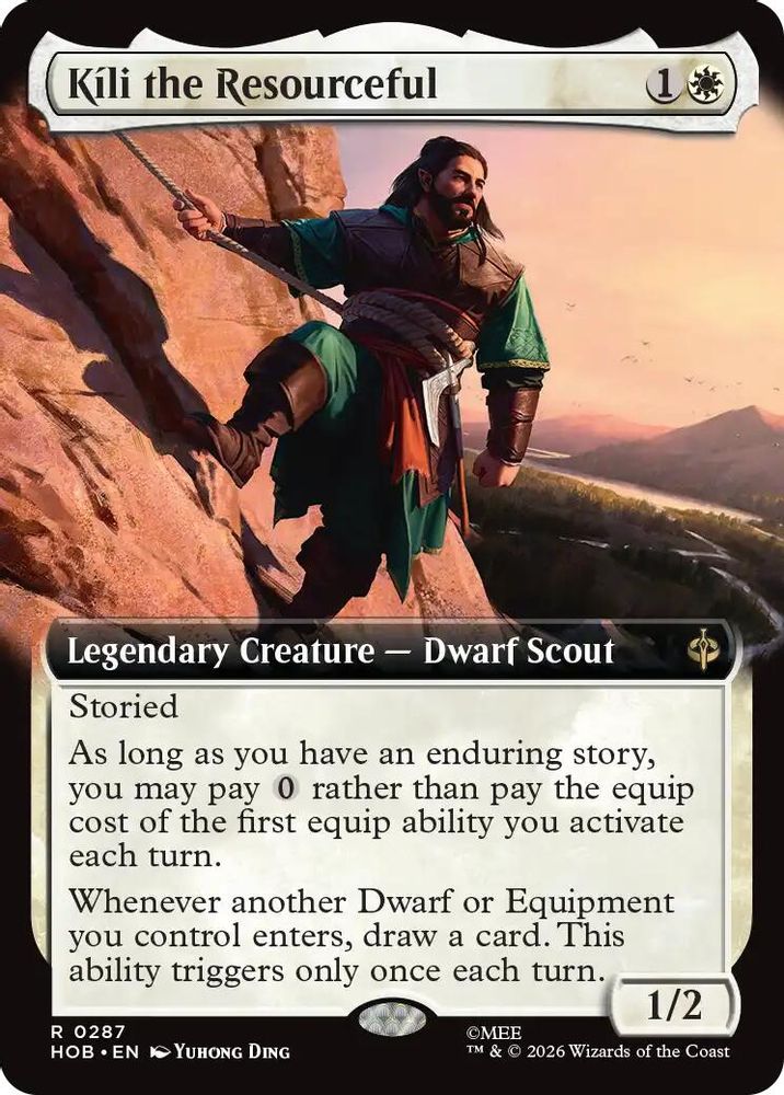 Kili the Resourceful (Extended Art) #287 - RARE HOB - The Hobbit