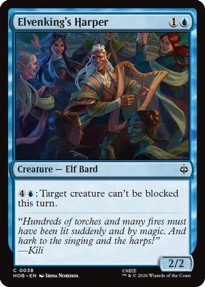 [FOIL] Elvenking's Harper #038 - COMMON HOB - The Hobbit