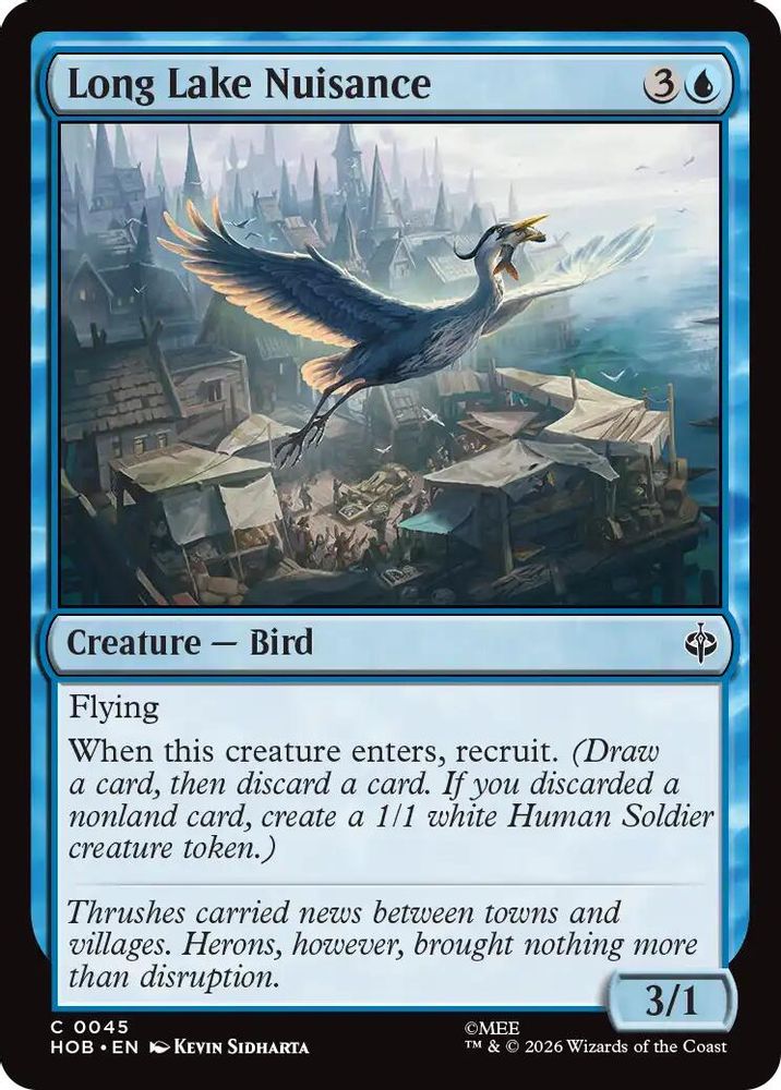 [FOIL] Long Lake Nuisance #045 - COMMON HOB - The Hobbit