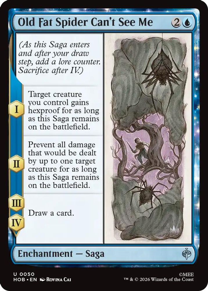 [FOIL] Old Fat Spider Can't See Me #050 - UNCOMMON HOB - The Hobbit