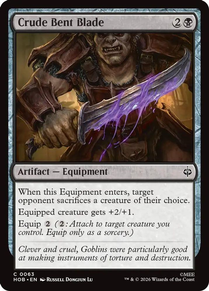 [FOIL] Crude Bent Blade #063 - COMMON HOB - The Hobbit