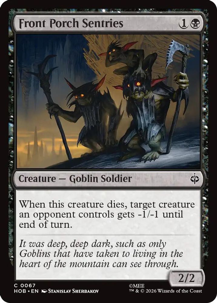 [FOIL] Front Porch Sentries #067 - COMMON HOB - The Hobbit