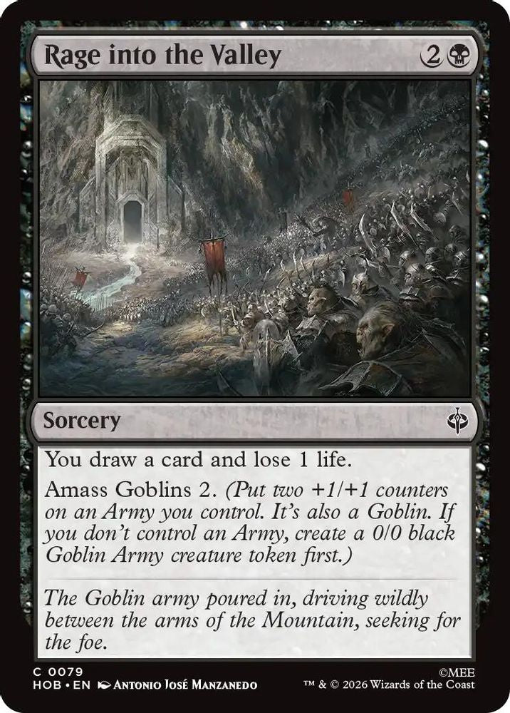 [FOIL] Rage into the Valley #079 - COMMON HOB - The Hobbit