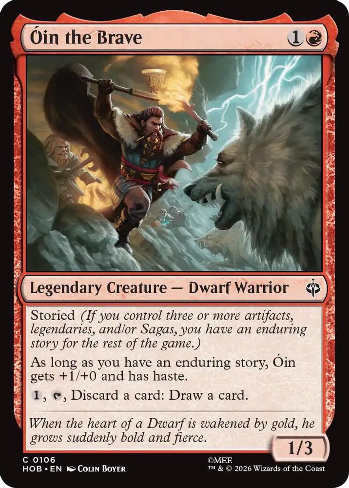 [FOIL] Oin the Brave #106 - COMMON HOB - The Hobbit