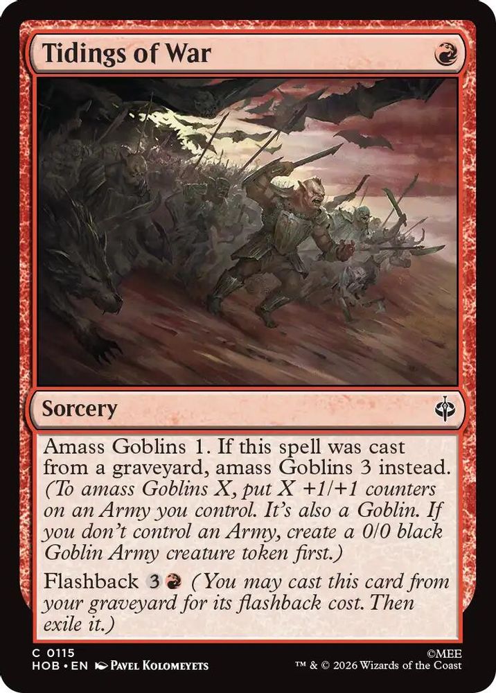 [FOIL] Tidings of War #115 - COMMON HOB - The Hobbit