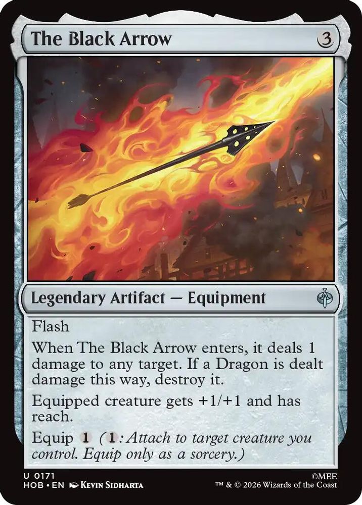 [FOIL] The Black Arrow #171 - UNCOMMON HOB - The Hobbit