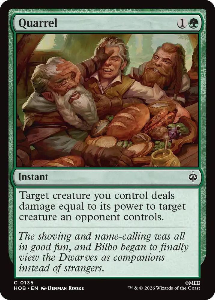 [FOIL] Quarrel #135 - COMMON HOB - The Hobbit