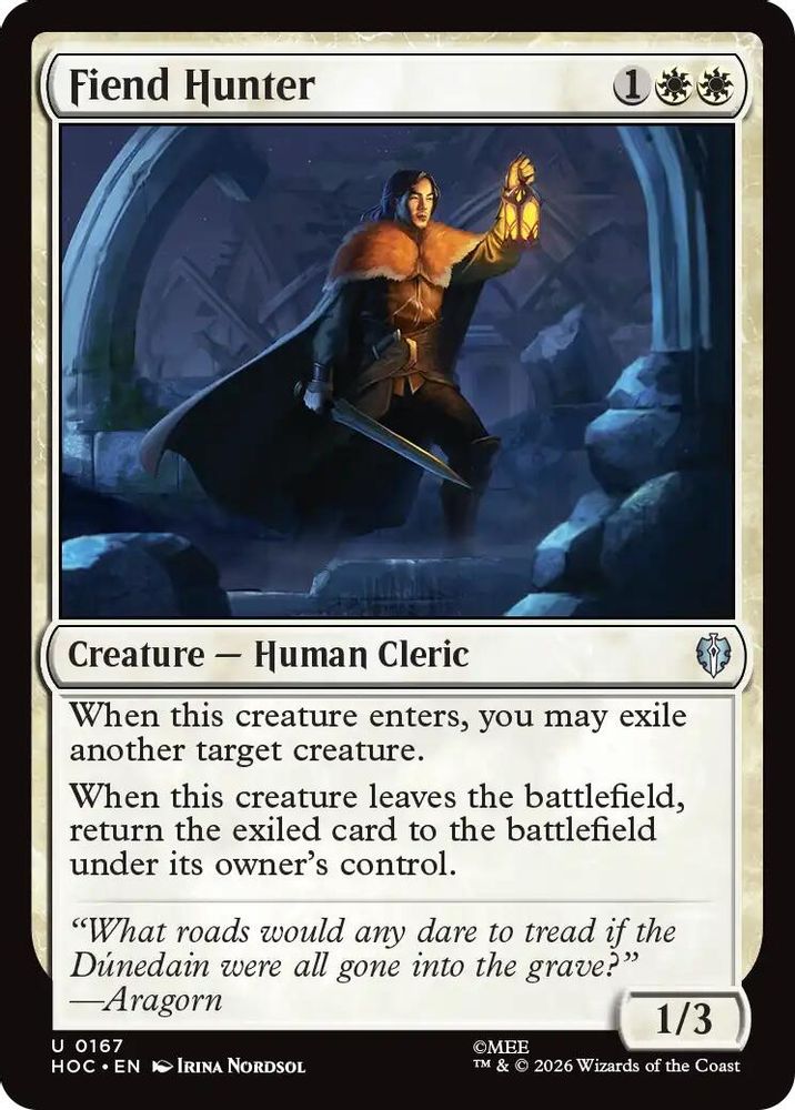 Fiend Hunter #167 - UNCOMMON HOC - The Hobbit: Eternal-Legal