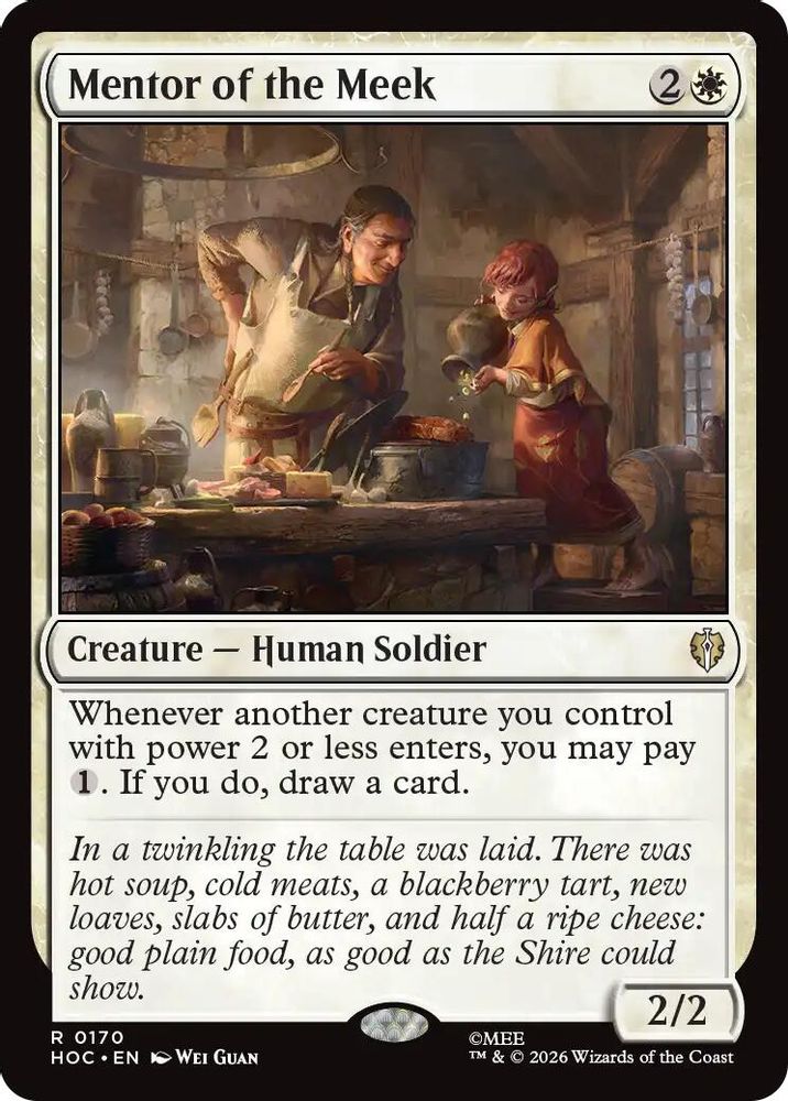 Mentor of the Meek #170 - RARE HOC - The Hobbit: Eternal-Legal