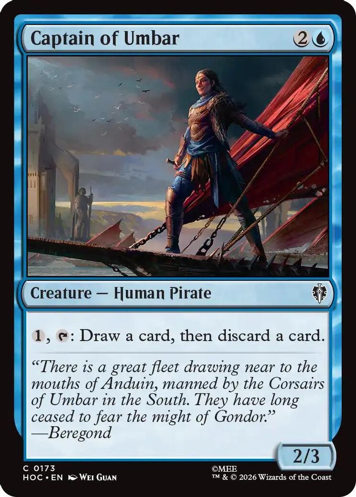 Captain of Umbar #173 - COMMON HOC - The Hobbit: Eternal-Legal