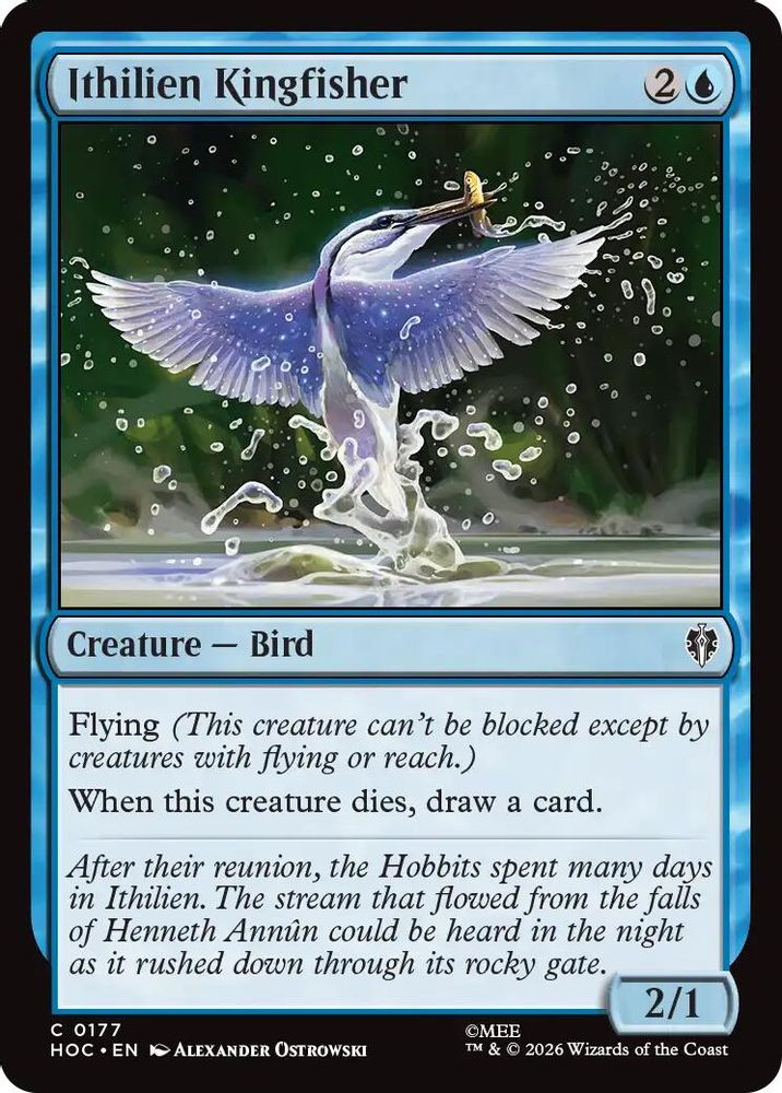 Ithilien Kingfisher #177 - COMMON HOC - The Hobbit: Eternal-Legal