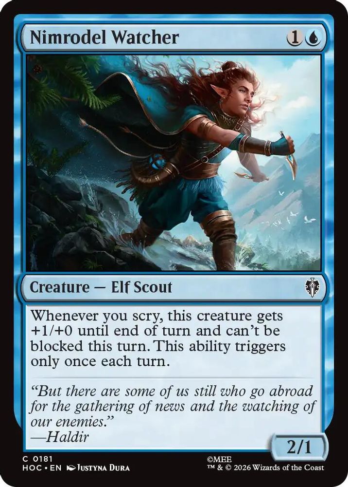 Nimrodel Watcher #181 - COMMON HOC - The Hobbit: Eternal-Legal