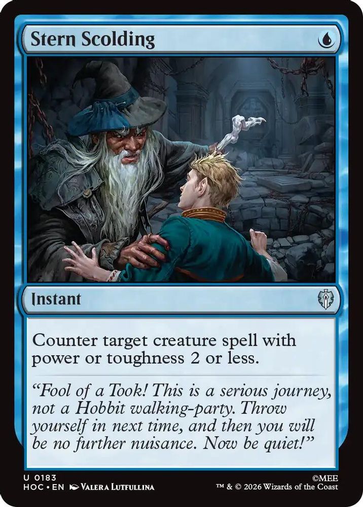 Stern Scolding #183 - UNCOMMON HOC - The Hobbit: Eternal-Legal