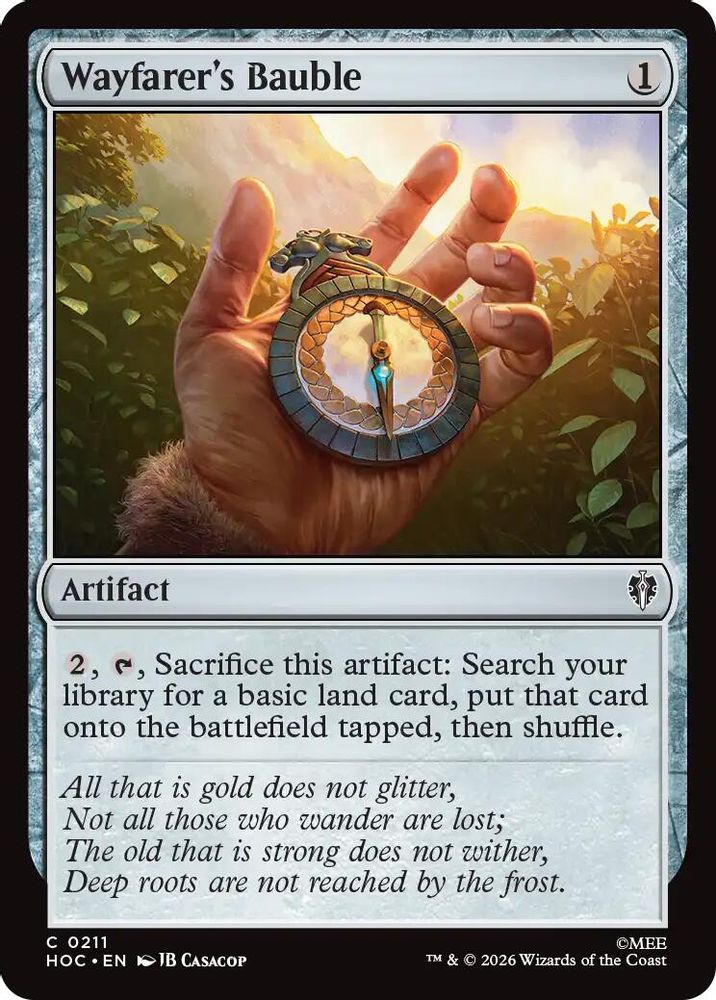 Wayfarer's Bauble #211 - COMMON HOC - The Hobbit: Eternal-Legal